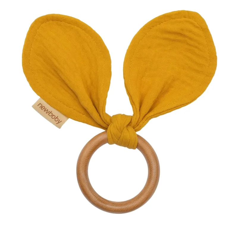 Kúsok s listami New Baby Ears mustard