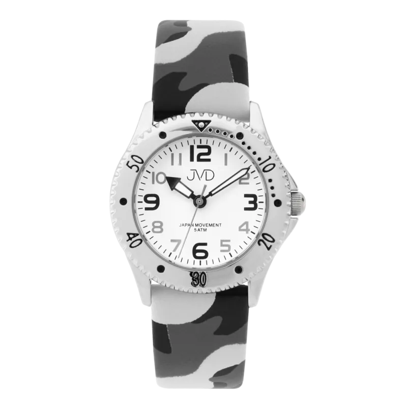 JVD Dětské chlapecké maskáčové hodinky JVD J7203.2