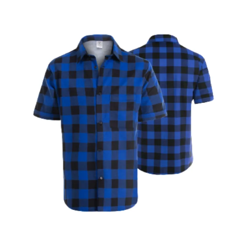 Procera modro čierna košeľa s krátkym rukávom S-2XL