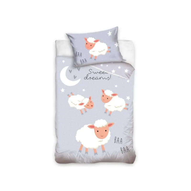Obliečky do postieľky Ovečky Sweet Dreams 100x135/40x60 cm