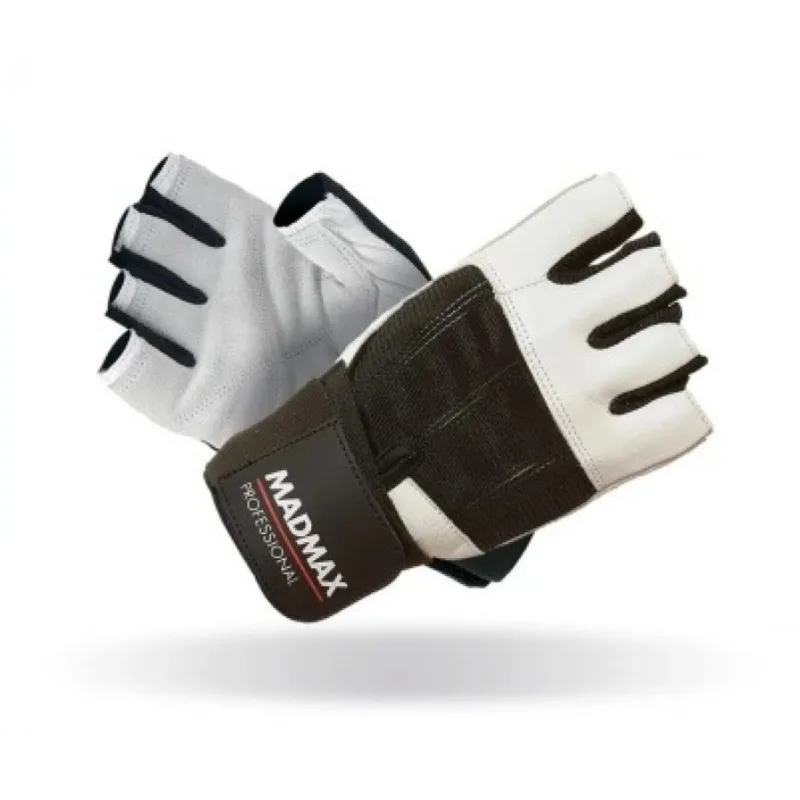 Rukavice PROFESSIONAL MFG-269 Biela / Čierna - MadMax Veľkosť: L