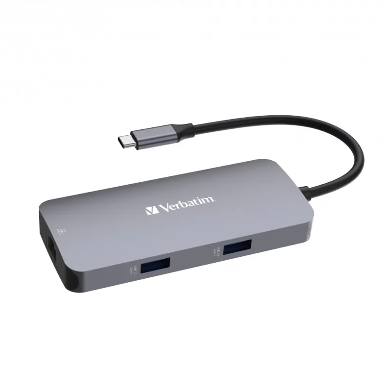 VERBATIM Hub USB-C Pro Multiport 5 Port, 2x USB 3.2, 1x USB-C, HDMI, …