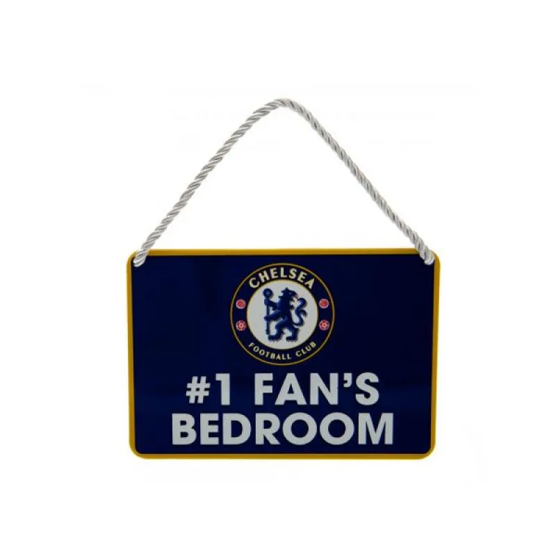 Chelsea FC kovová značka na zavesenie - SKLADOM