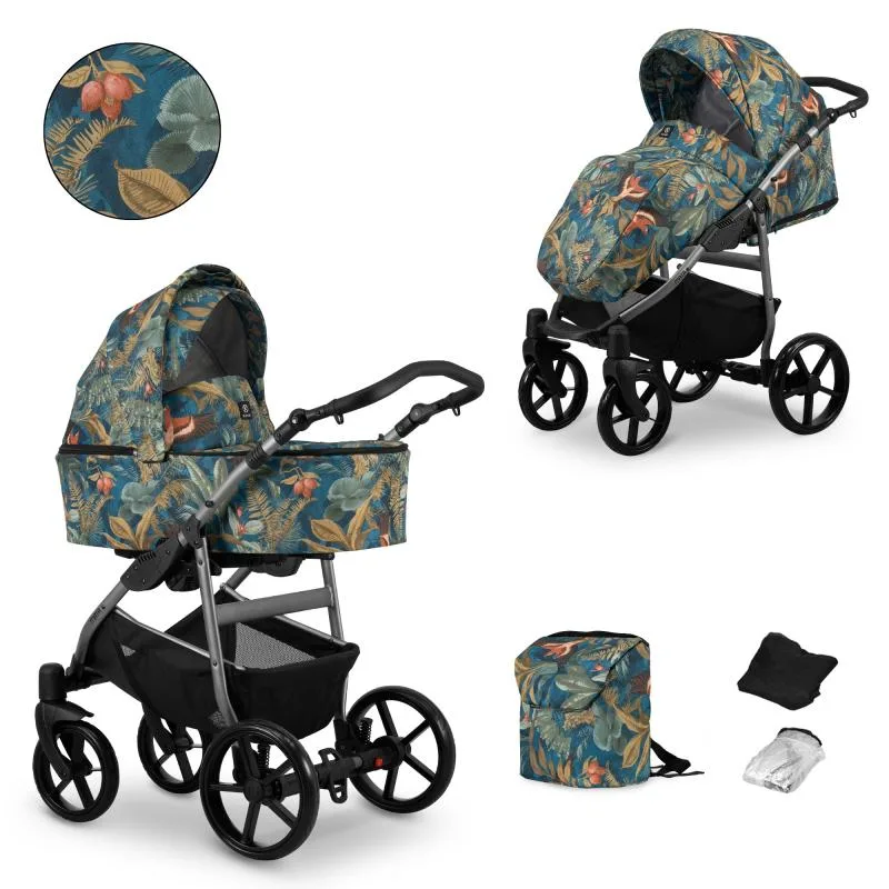 Kočík Kunert Mata grey frame 2v1 - 01