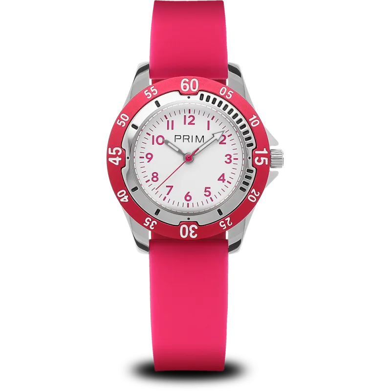 PRIM Dětské růžové hodinky PRIMky Klaun Sport 2025 - A W05P.13257.A