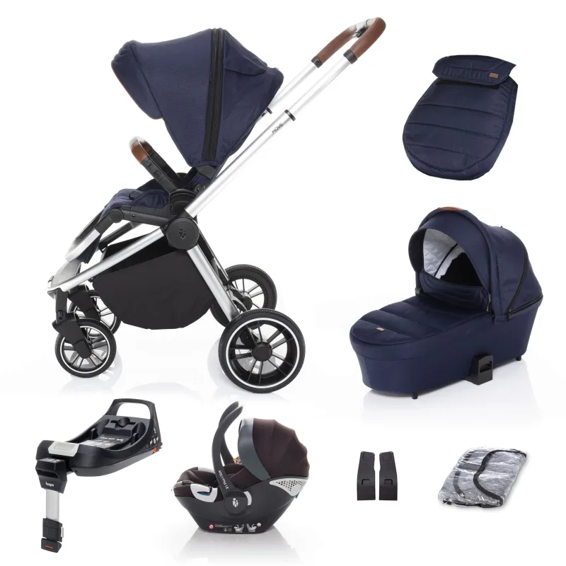 SET kočík Move+ vanička+adaptéry+autosedačka+báza, Sky Blue/Silver