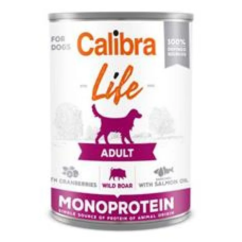 Calibra Dog Life  konz.Adult Wild boar with cran. 400 g
