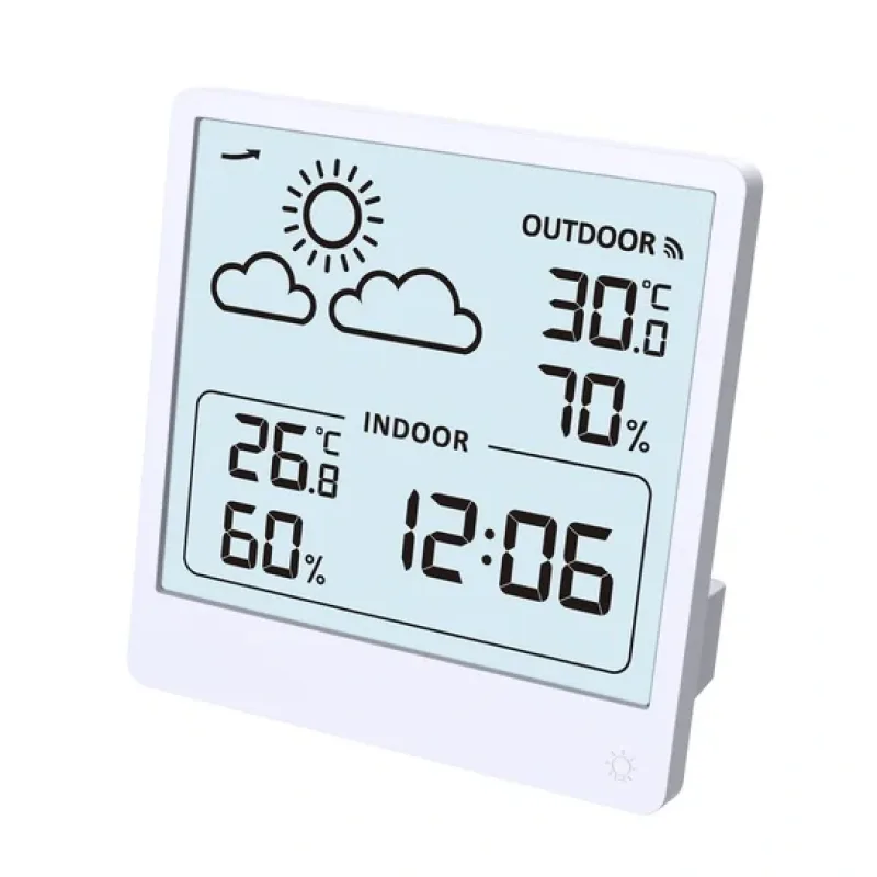 JVD Digitální bílý budík do sítě JVD SB3347.1