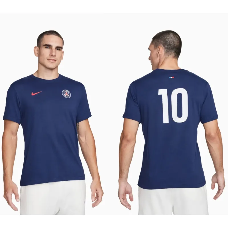 Nike Paris Saint Germain - PSG tričko s číslom 10 tmavomodré pánske