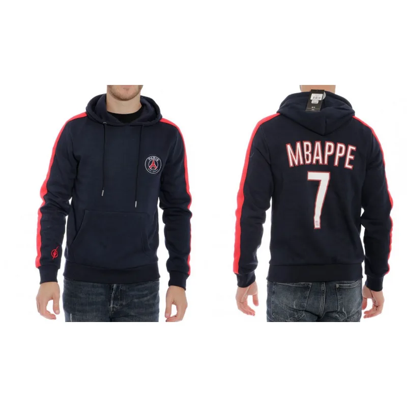 Paris Saint-Germain FC - PSG Kylian MBAPPE mikina tmavomodrá pánska - SKLADOM