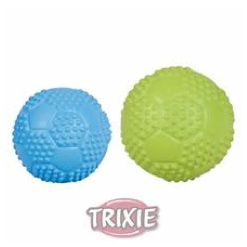 Sportovní míč z tvrdé gumy se zvukem 7cm