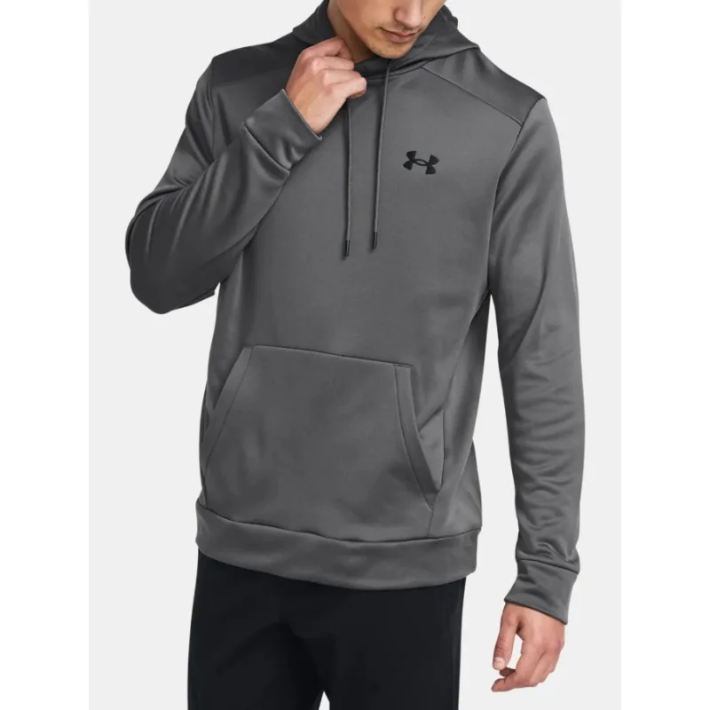 Pánska mikina Under Armour UA Armour Fleece Hoodie - Gray Veľkosť: L