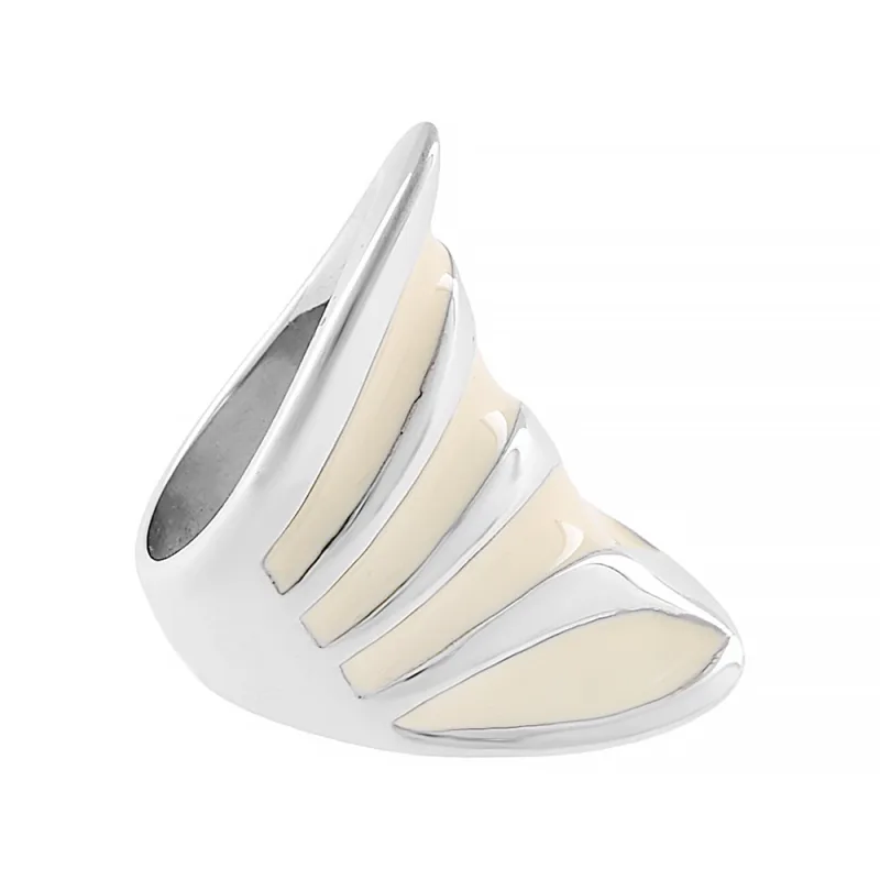 MPM Dámský ocelový nerezový prsten 5226 (velikost 55) - stříbrnobílé barvy