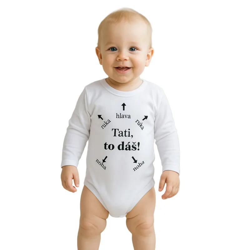 Body s potlačou New Baby Tati, to dáš!