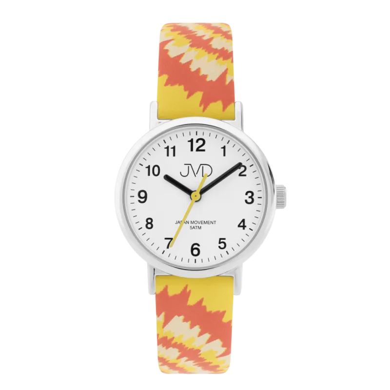 JVD Dětské žluté náramkové hodinky JVD J7211.2