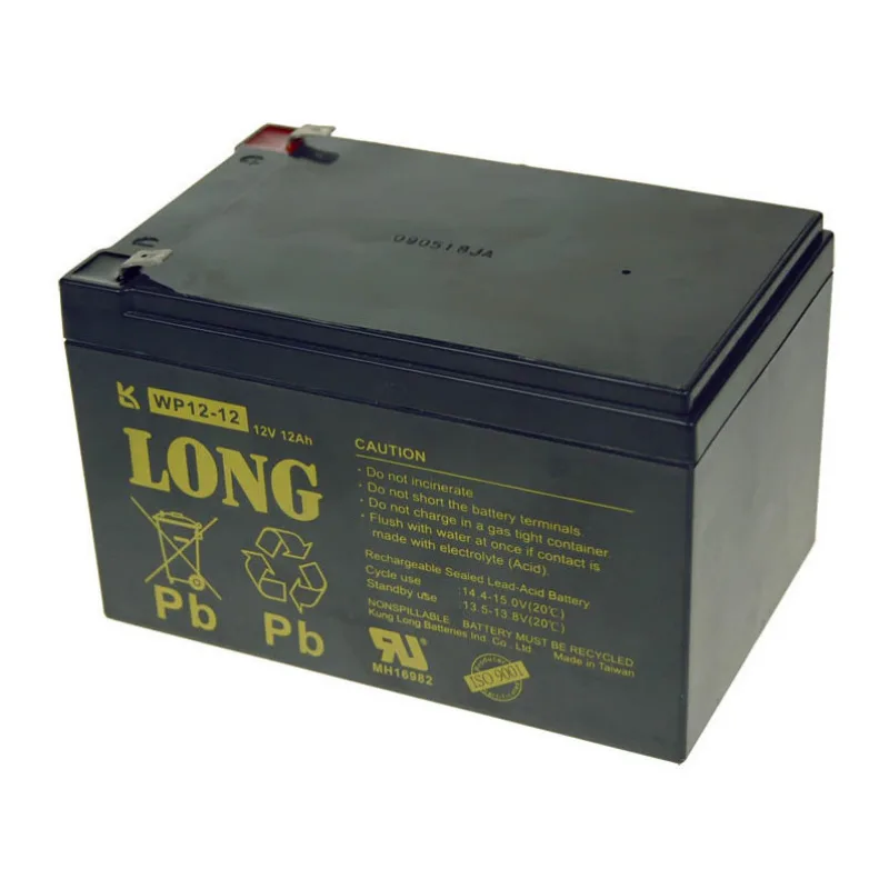 Long 12V 12Ah olovený akumulátor F2 PBLO-12V012-F2A
