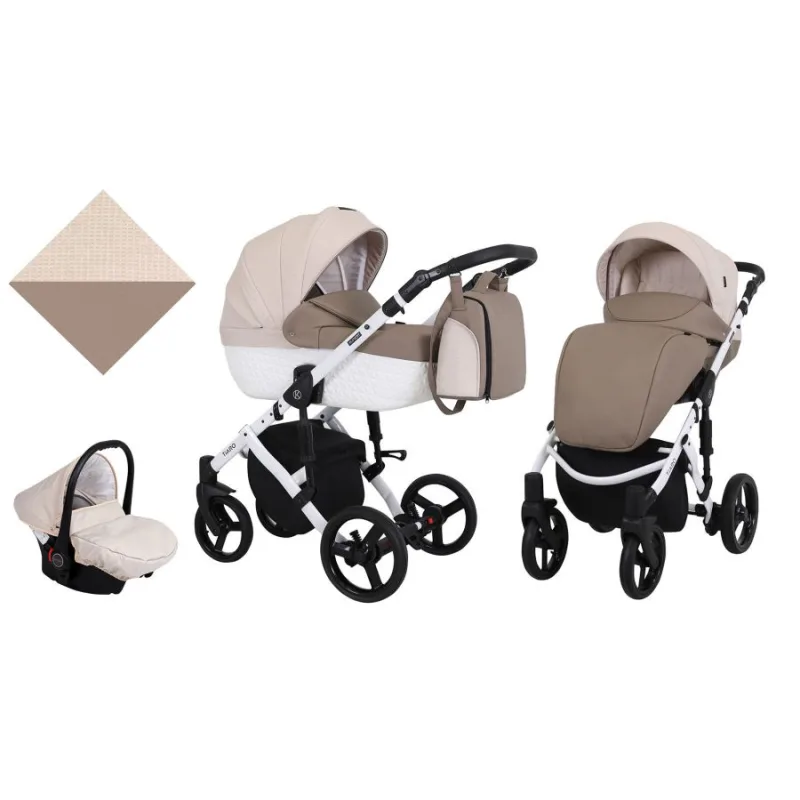 Kočík Kunert Tiaro white frame 3v1 - 03