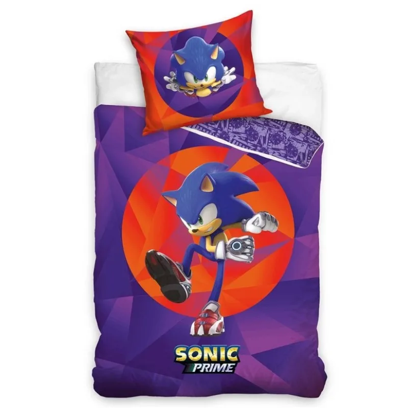 Detské obliečky Ježko Sonic Prime 140x200/70x90 cm