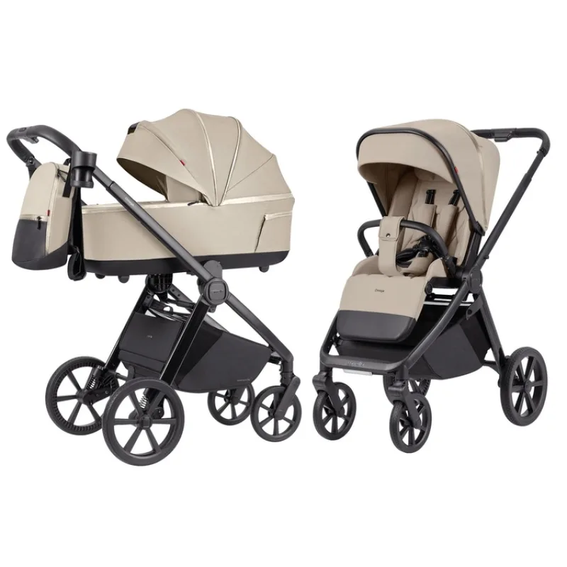 Kočík 2v1 Carrello Omega Plus solar beige 2024