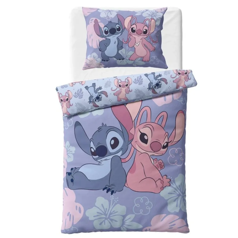 Detské obliečky Lilo a Stitch Tropická Dvojka 140x200/70x90 cm