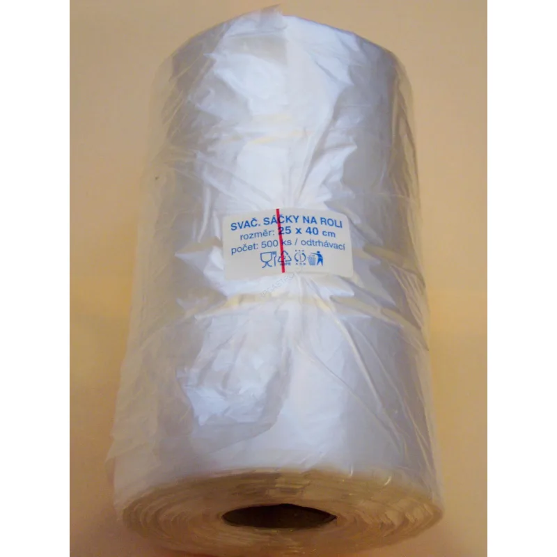 Sáčky rolované transparentní 25 x 40 cm EXTRA SILNÉ [500 ks] (68640.2 - CH1A)