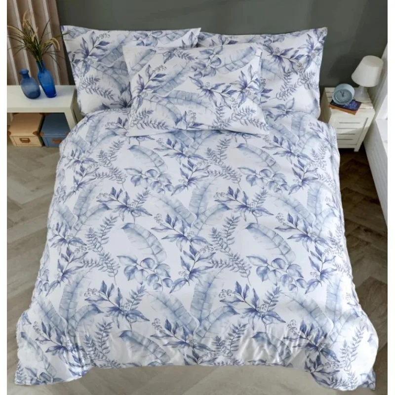 Bavlnené obliečky Lucy modrá 200x220/2x70x90 cm