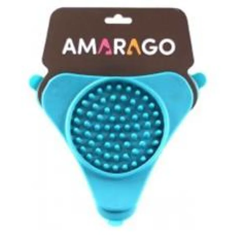 Amarago lízací podložka trojúhelník modrý 1 ks