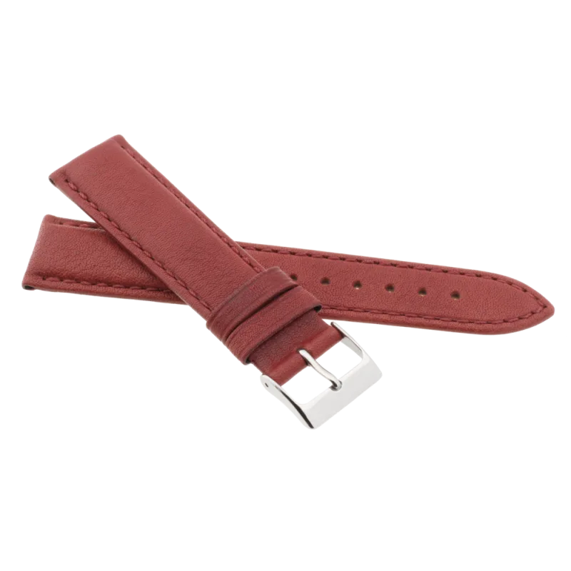 JVD Kožený pánský hnědý řemínek na hodinky R42207/20