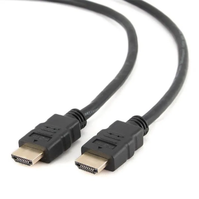 Gembird kábel HDMI High speed (M - M), pozlátené konektory, 1.8 m, čierny…