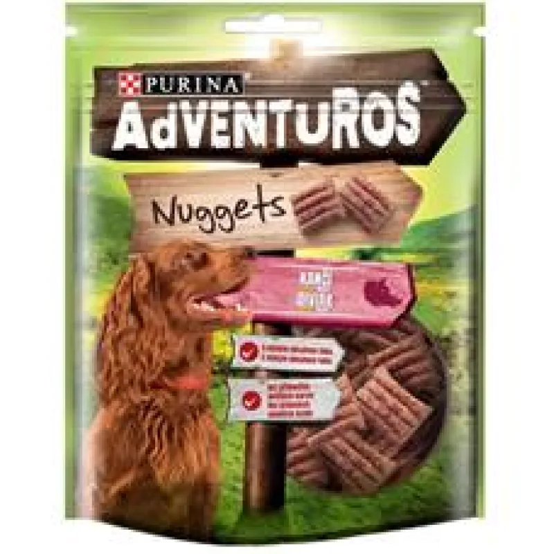 Adventuros snack dog - nugetky s kančí přích. 90g