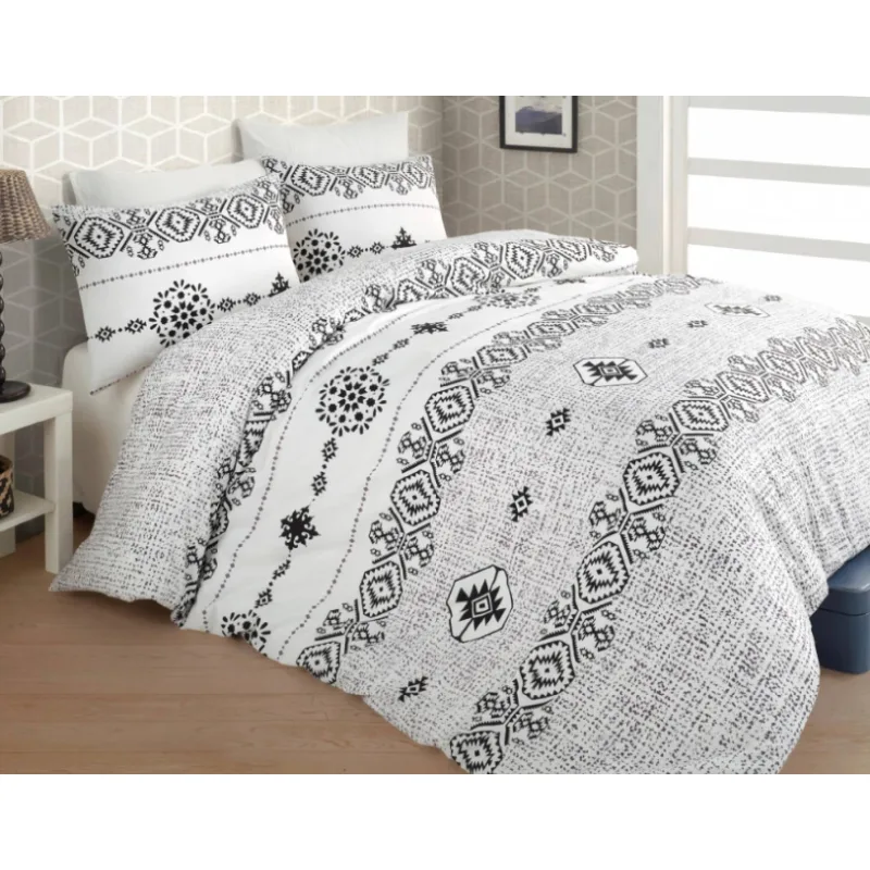 Flanelové obliečky Melisa Grey 200x200/2x70x90 cm