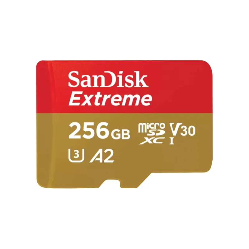 SanDisk Extreme/ micro SDXC/ 256GB/ UHS-I U3 / Class 10/ + Adaptér…