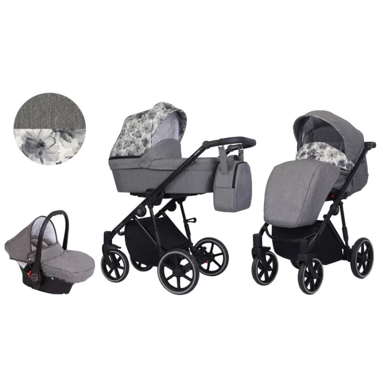 Kočík Kunert Molto black frame 3v1 - 07