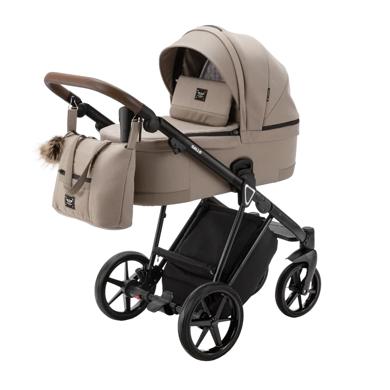 Adamex kočík 2v1 GALLO - cappuccino