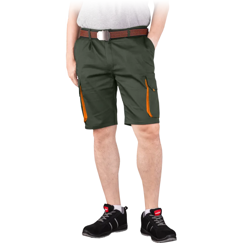 Reis LAND KHP pánske kraťasy Khaki/Orange S-3XL
