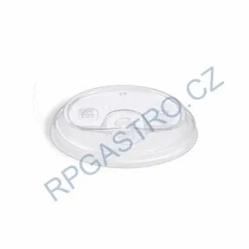 Víčko s otvorem na pití, průhledné pro kelímky Ø 90 mm [100 ks] (76282-11N, 1N)