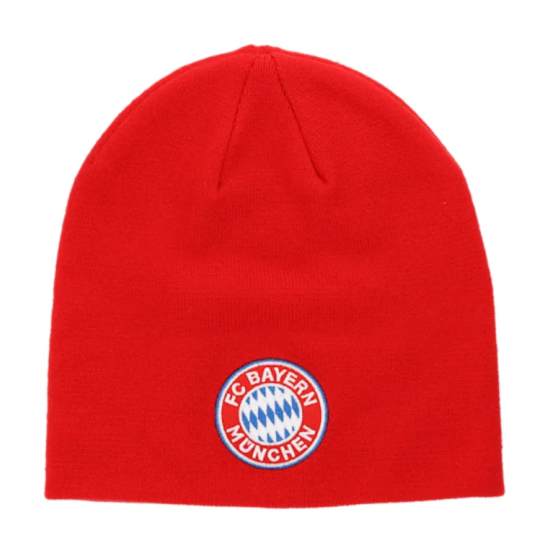 FC Bayern Mníchov pletená zimná čiapka červená - SKLADOM