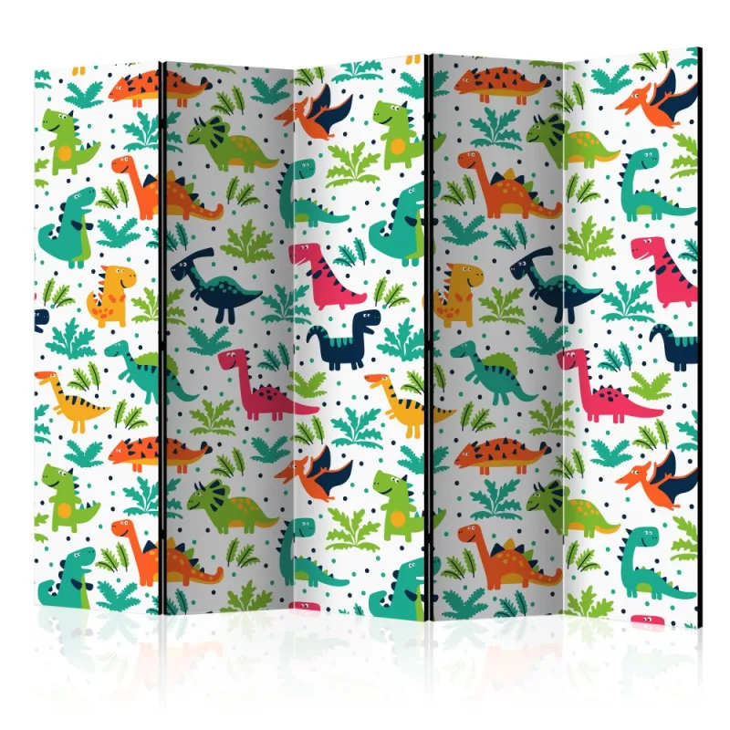Artgeist Paraván - Fairytale Dinosaurs II [Room Dividers]