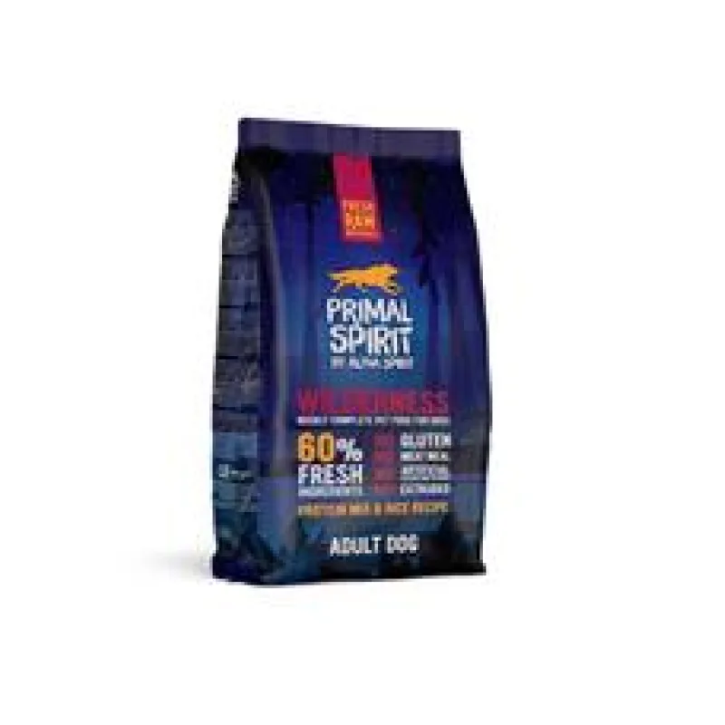 Primal Spirit Dog 60 % Wilderness 12 kg