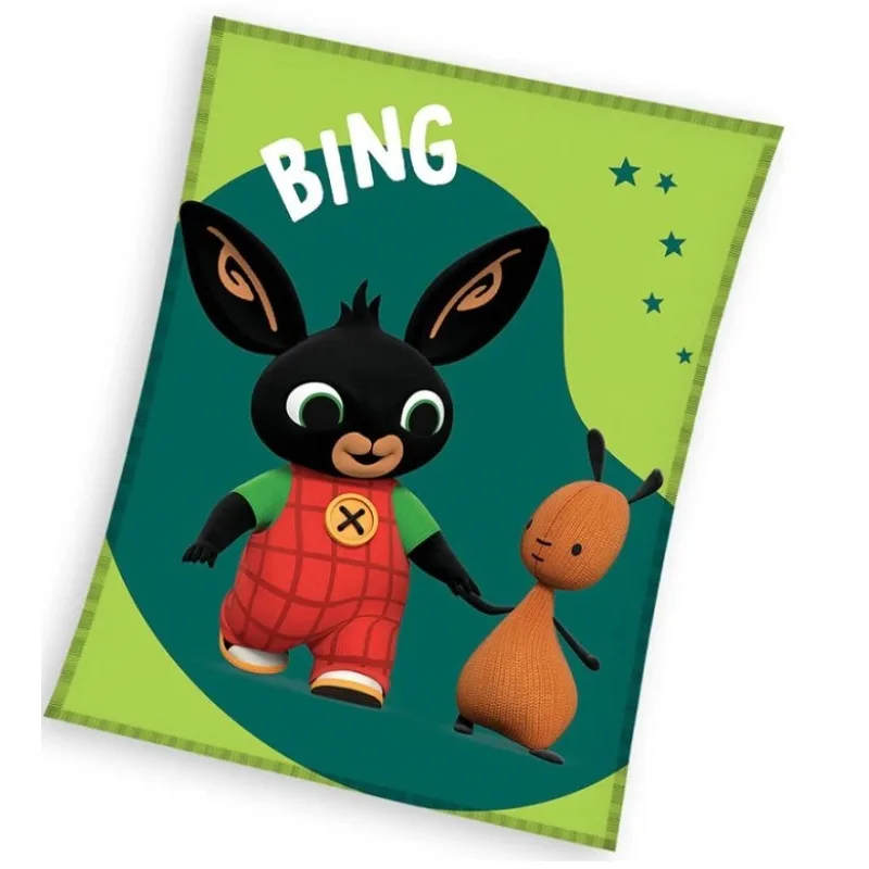 Detská deka Zajačik Bing a Kamarát Flop 150x200 cm