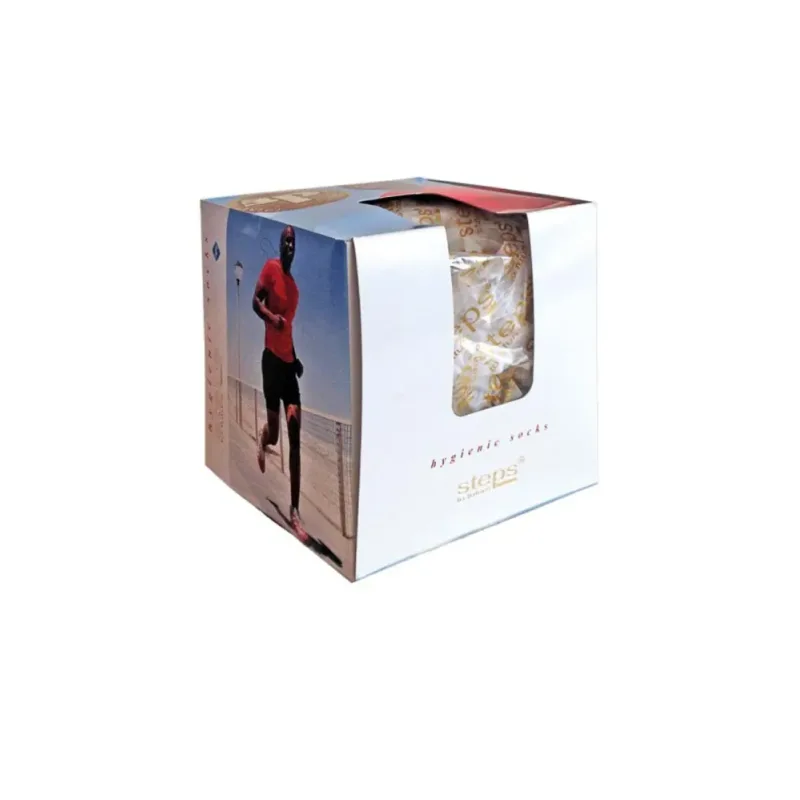 Steps Stopky SPO Unisex hygienické antibakteriálne ponožky biele uni 120 ks