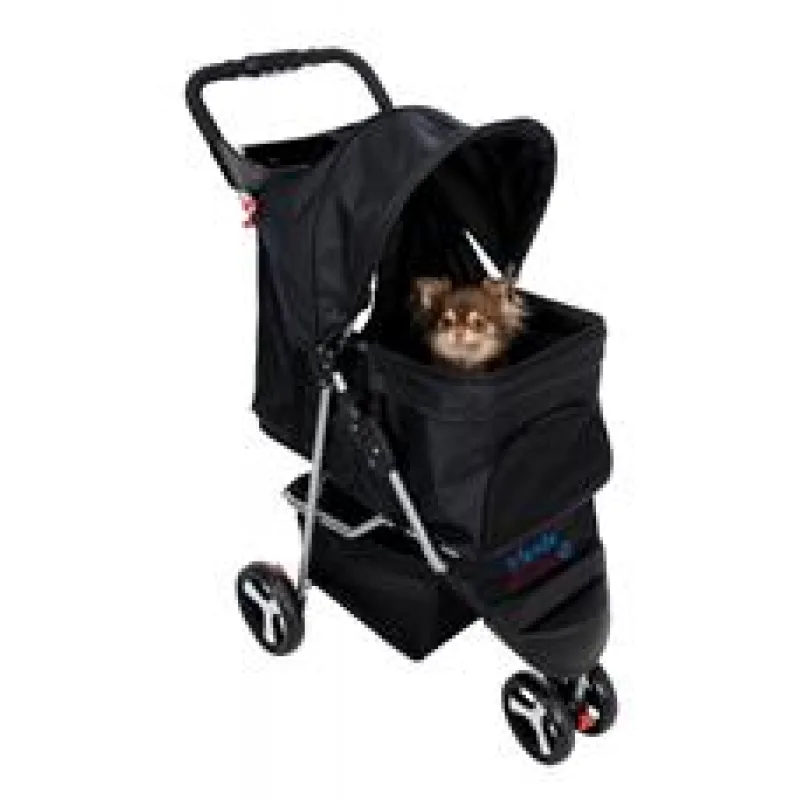 Kočárek s funkcí rychlého skládání 47x100x80cm, do 11kg, černý 1 ks (28958)