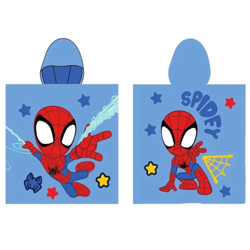 Detské pončo Spidey zasahuje