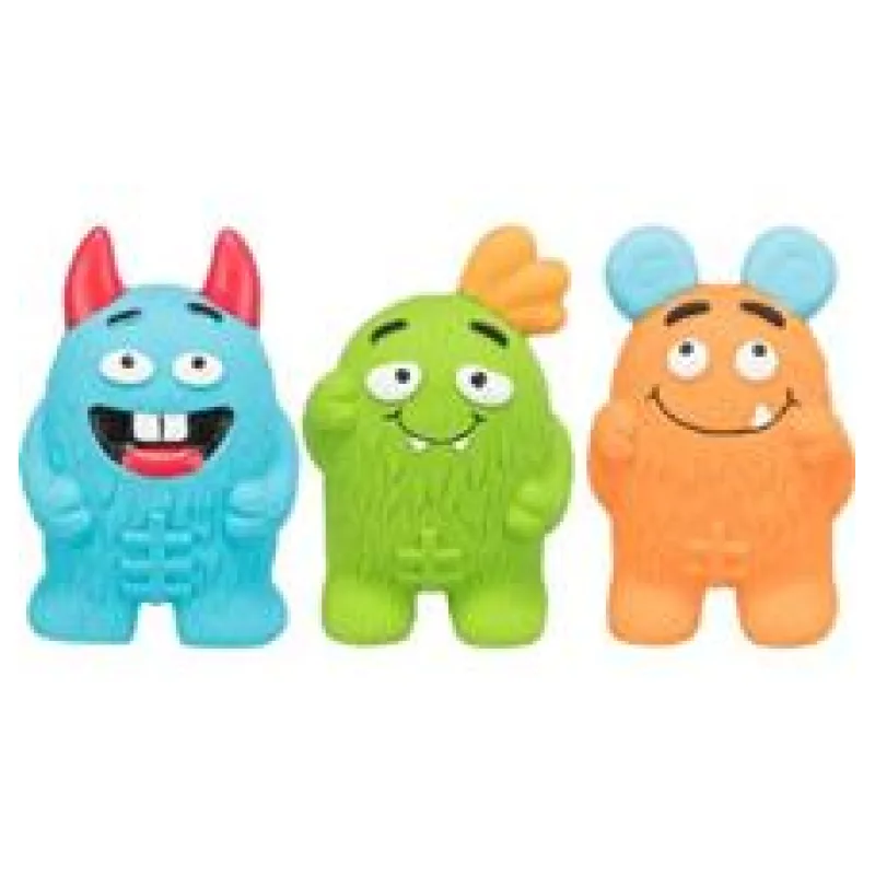 Příšerka, latexová hračka plněná, se zvukem, 10 cm 1 ks