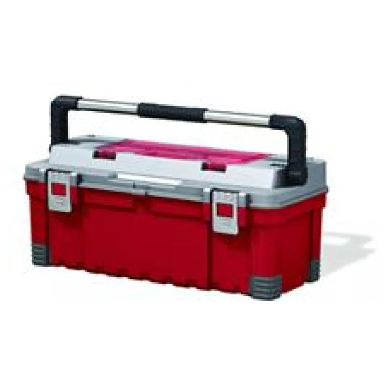 Keter Skříňka na nářadí HAWK 26" s organizéry, černá/červená