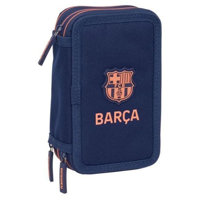 FC Barcelona peračník trojitý plnený tmavomodrý