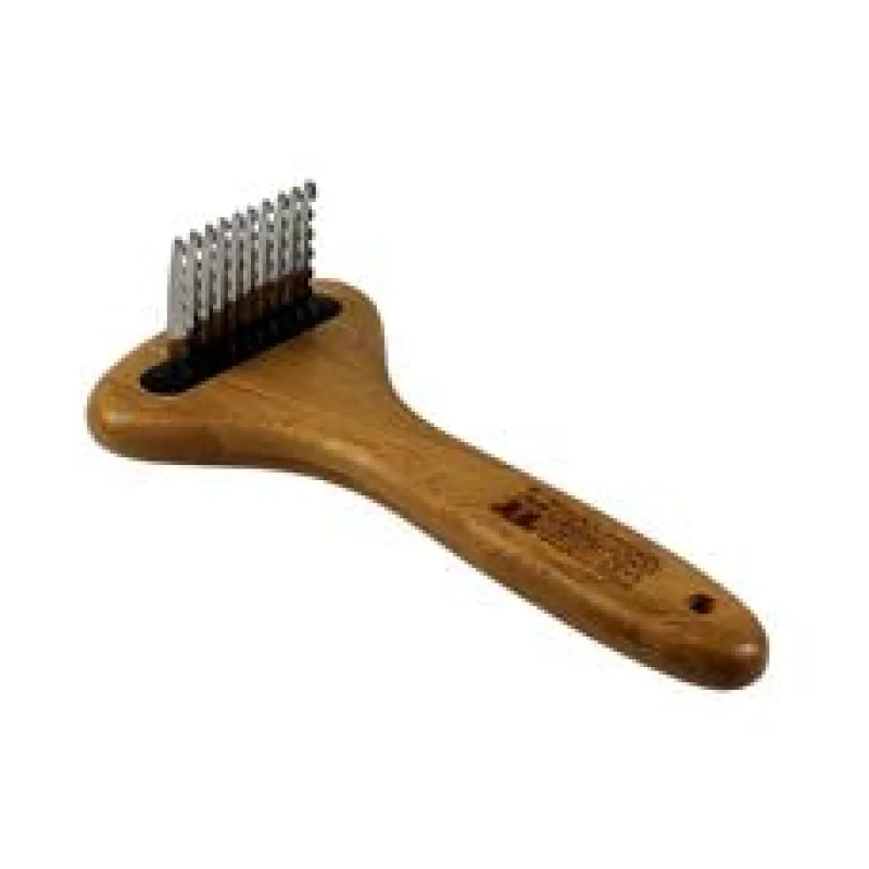 Bamboo Groom Velký hřeben vyčesávací s noži z nerezové oceli