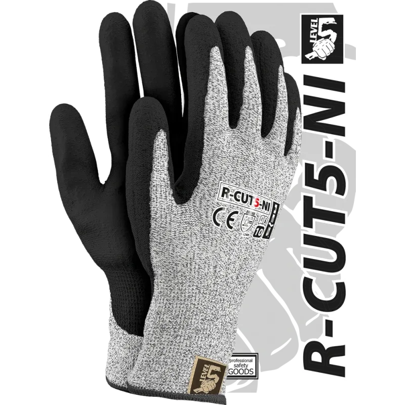 Reis R-CUT5-IN rukavice Black/White 7-11