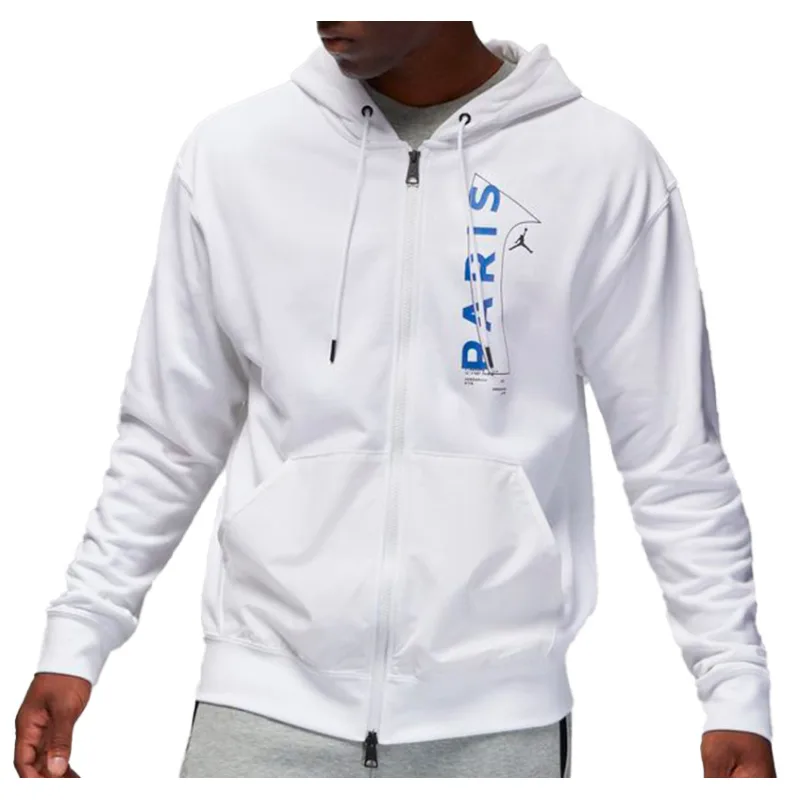 Nike Jordan Paris Saint-Germain FC - PSG mikina biela pánska