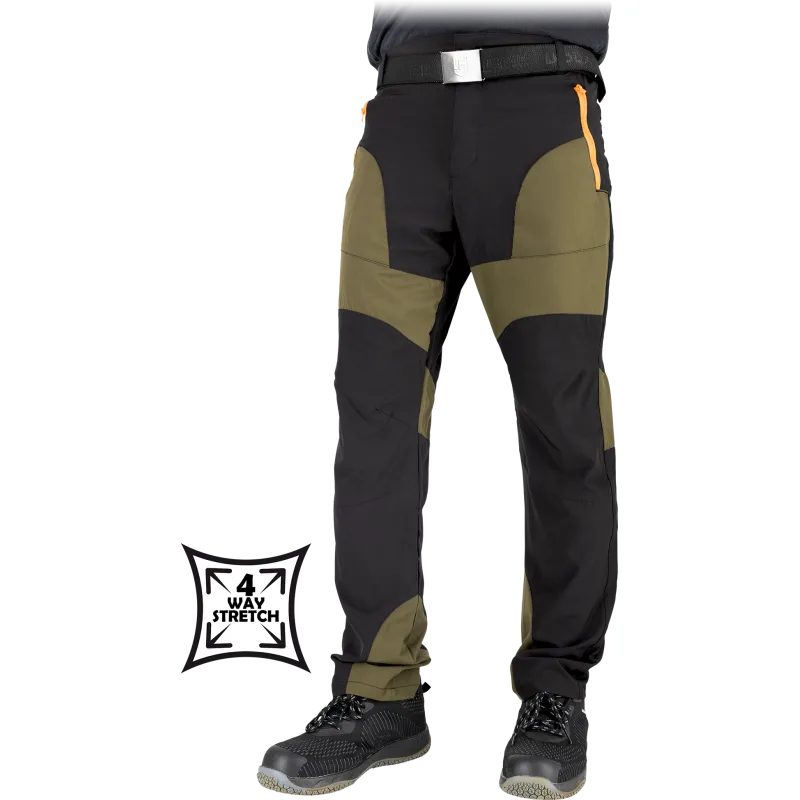 Reis VENTURA BZ nohavice 4-way stretch Black/Green 46-62